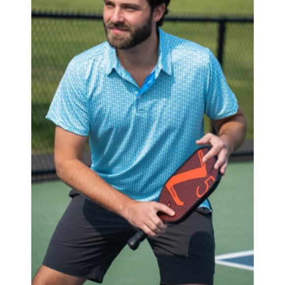 ChalkTalk Sports Pickleball Short Sleeve Polo Shirt - Rally Large - Picture 4 of 8